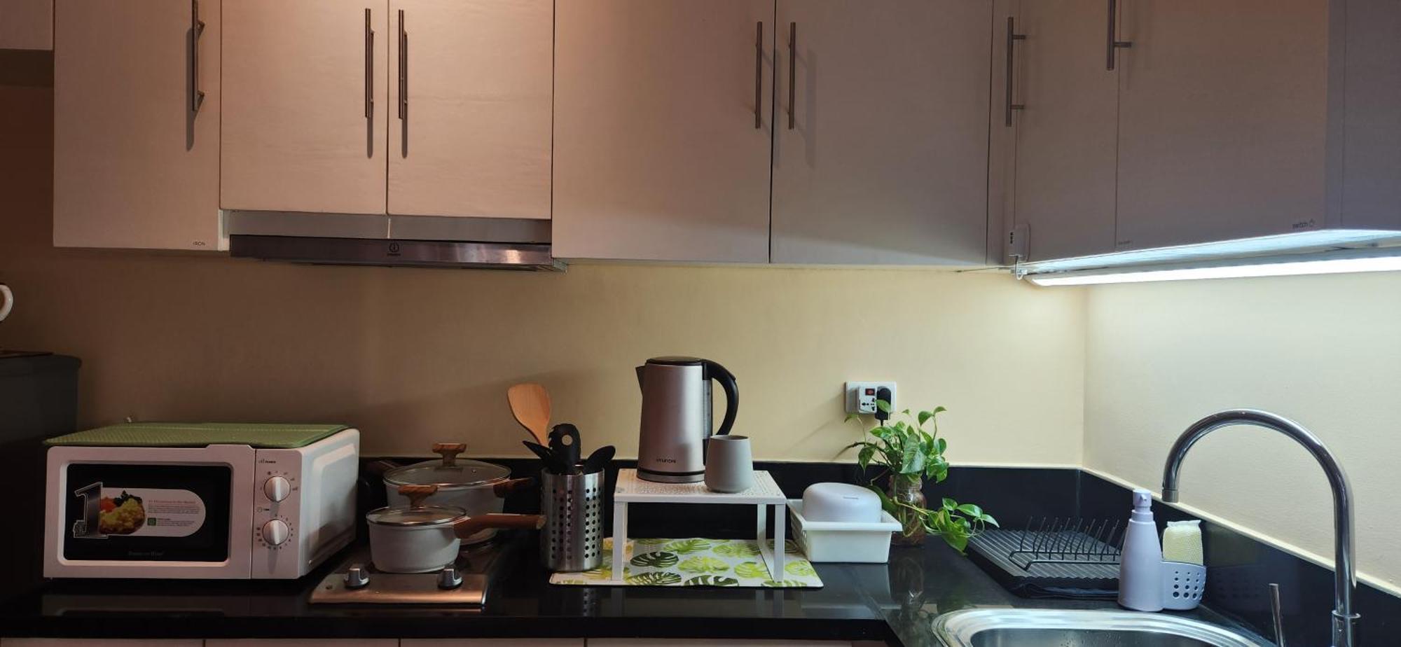 Spacious Cozy Suite At The Venice Mall With Free Parking And Washing Machine (Adults Only) Taguig Kamer foto