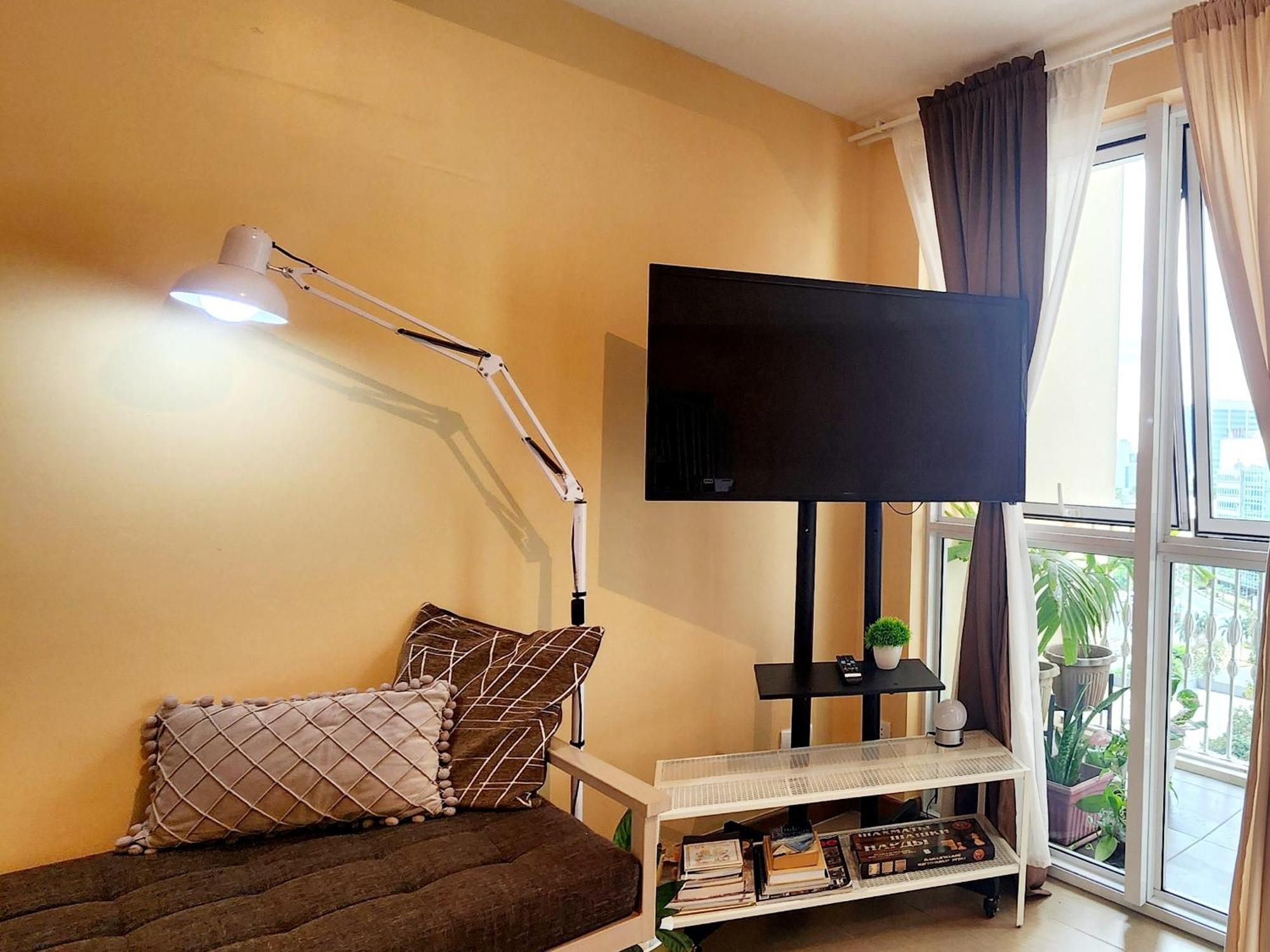 Spacious Cozy Suite At The Venice Mall With Free Parking And Washing Machine (Adults Only) Taguig Kamer foto